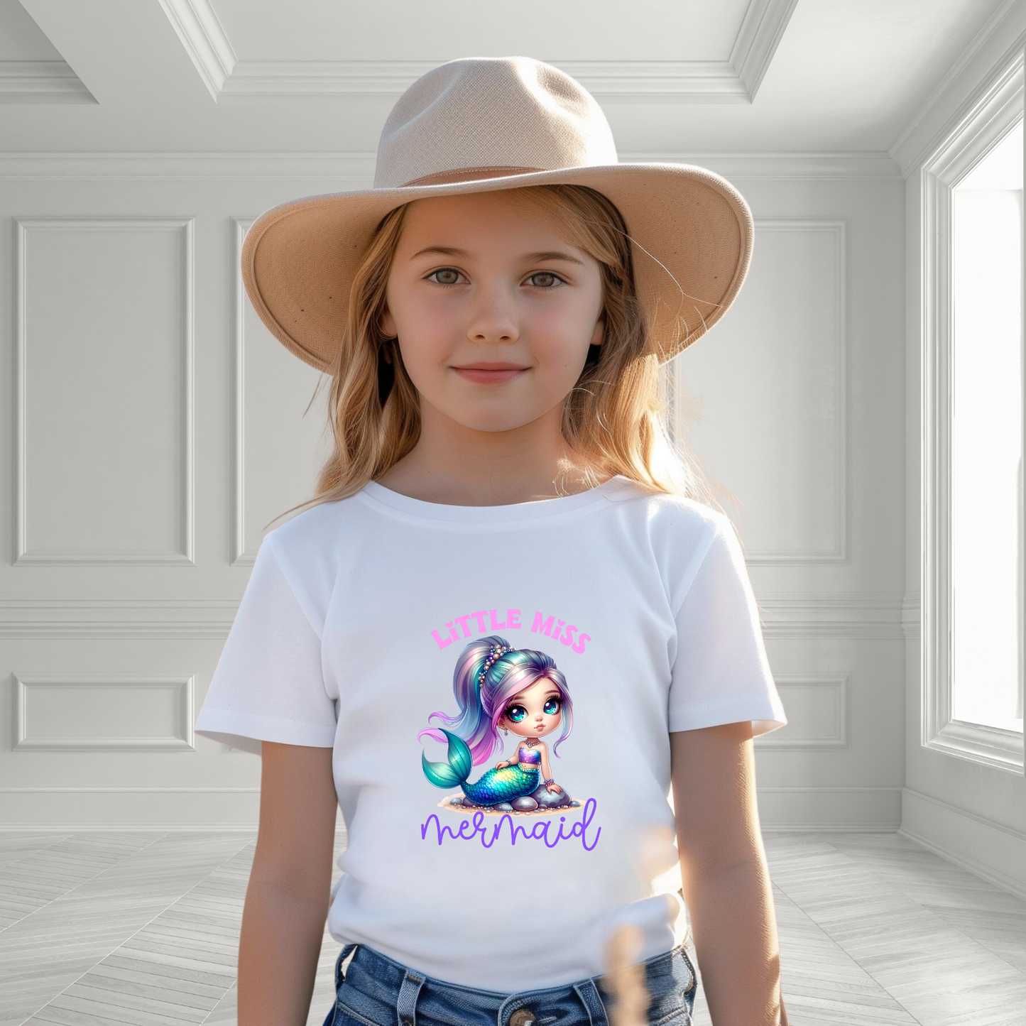 Little Miss Mermaid Kid's T-Shirt