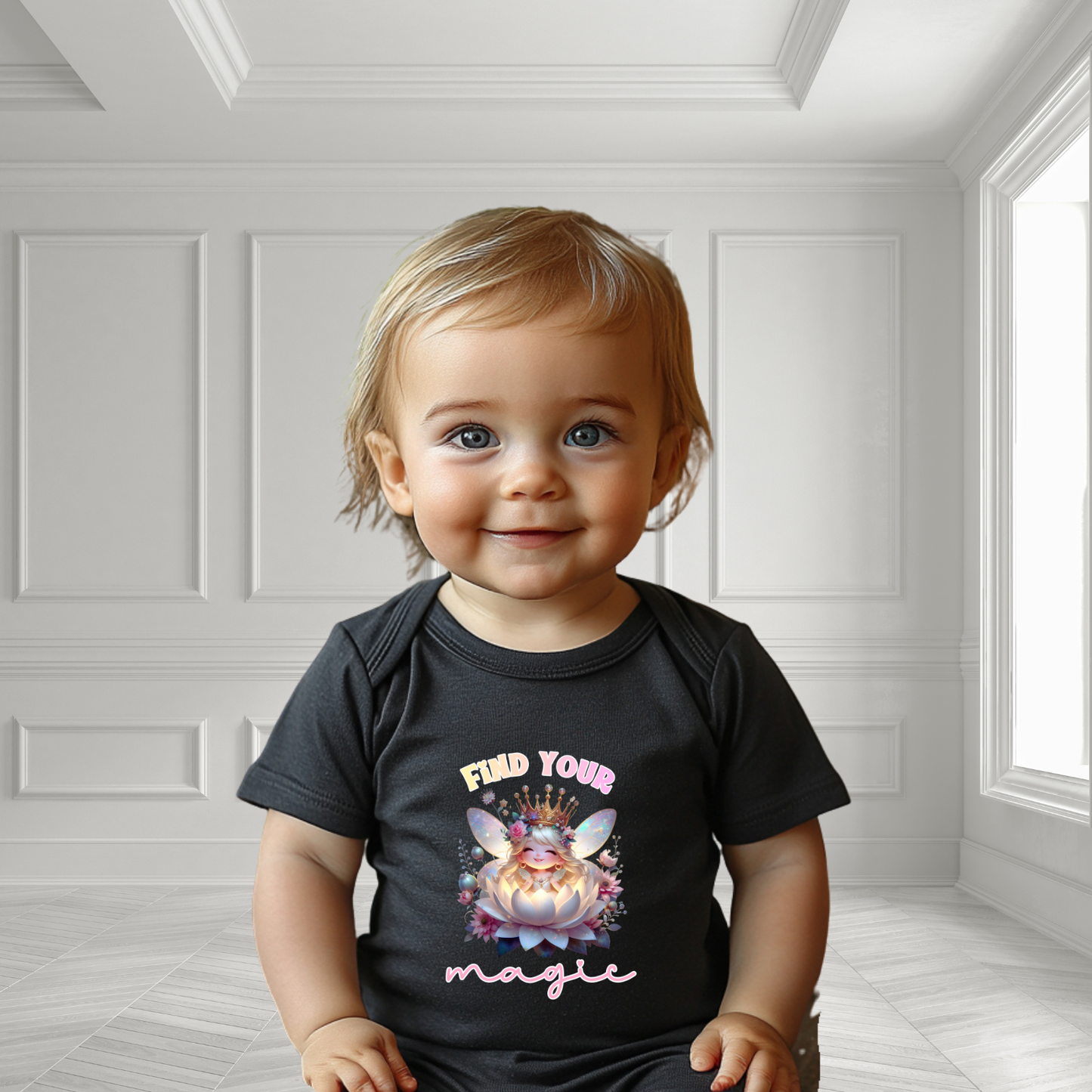 Find Your Magic Infant Short Sleeve Onesie