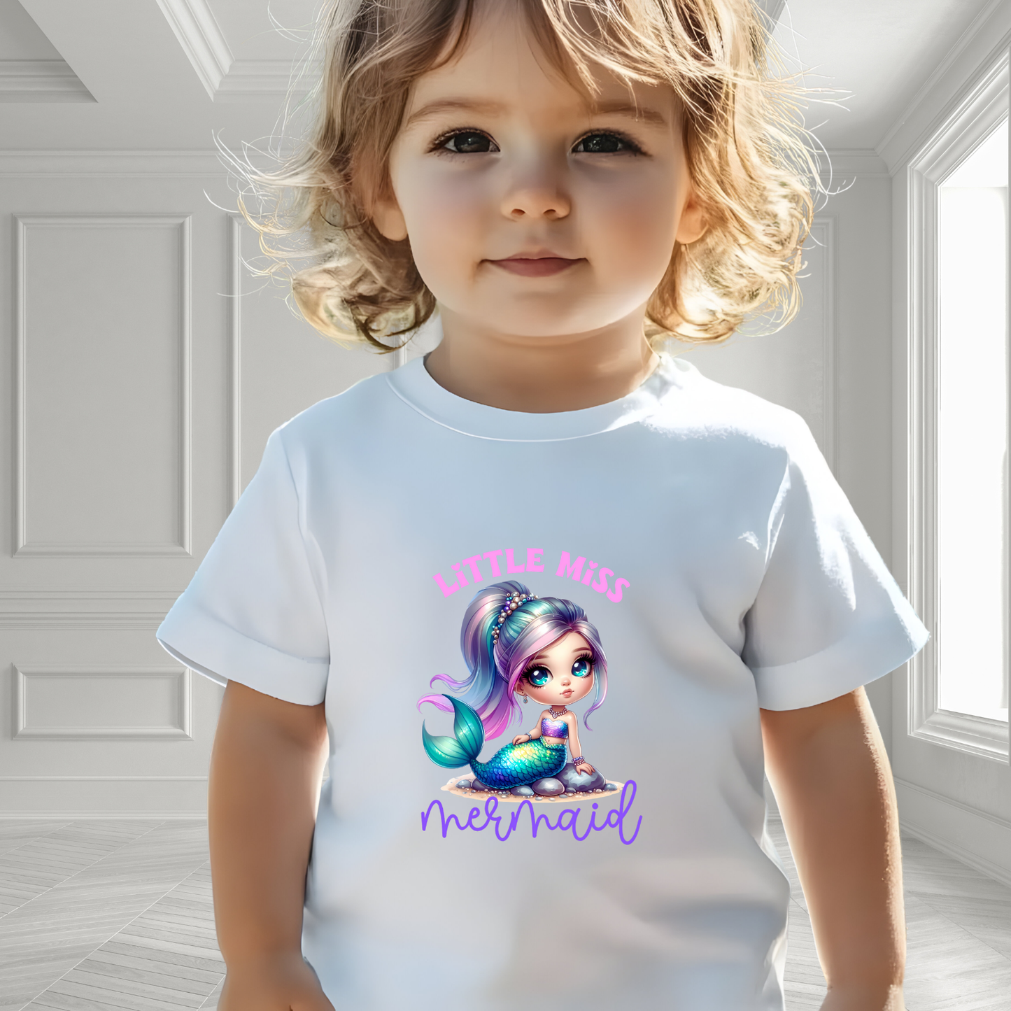 Little Miss Mermaid Toddler T-Shirt