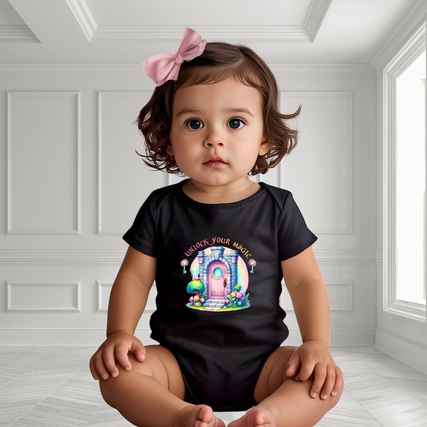 Unlock Your Magic Infant Short Sleeve Onesie