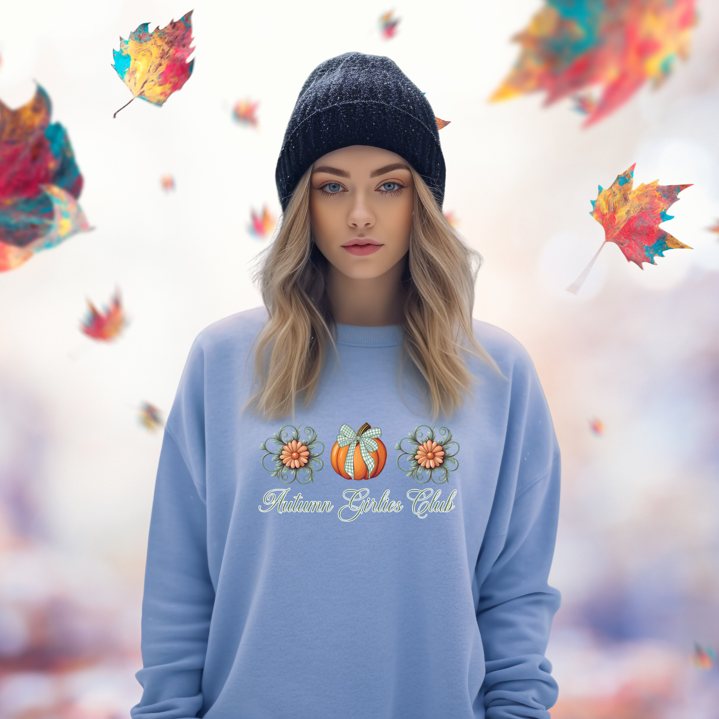 Autumn Girlies Club Crewneck Sweatshirt