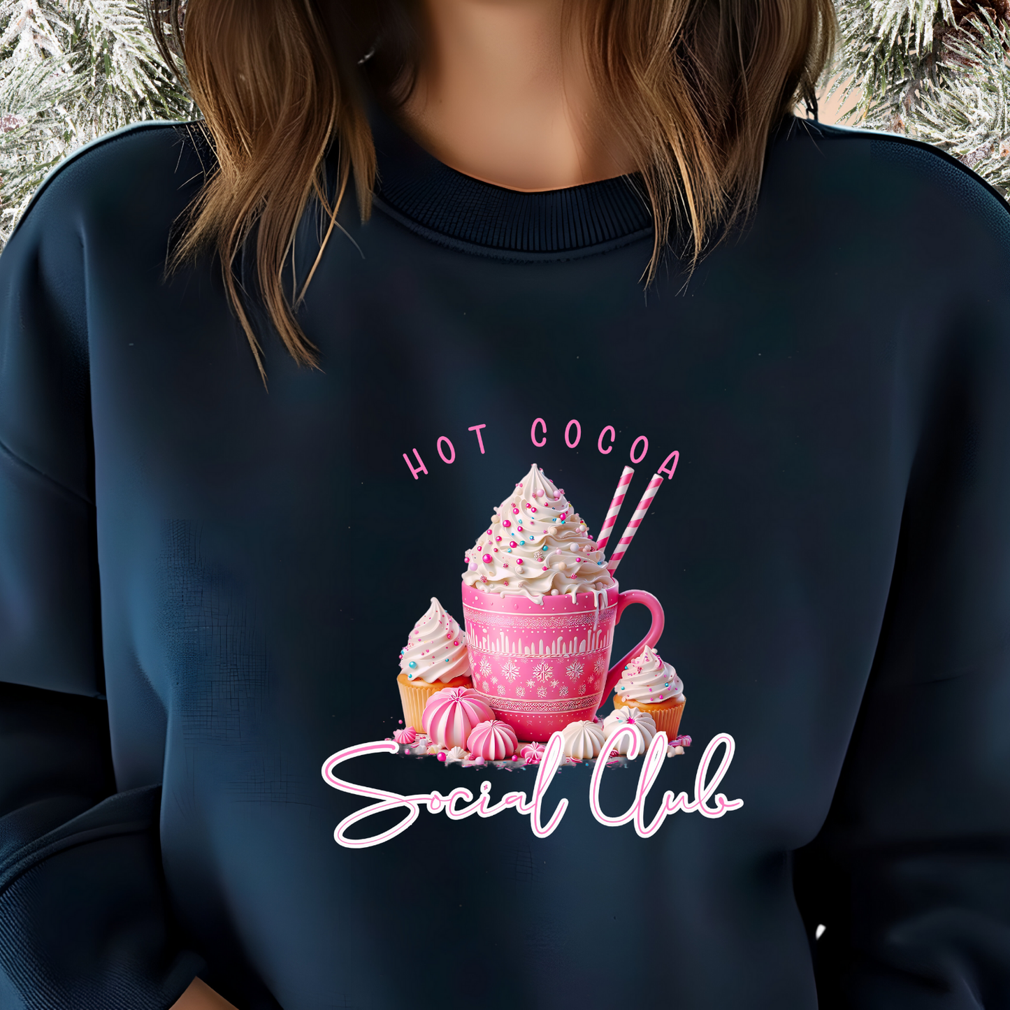 Hot Cocoa Social Club Crewneck Sweatshirt