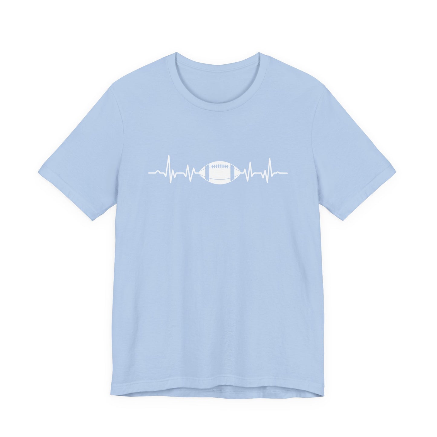 Football Heartbeat T-Shirt