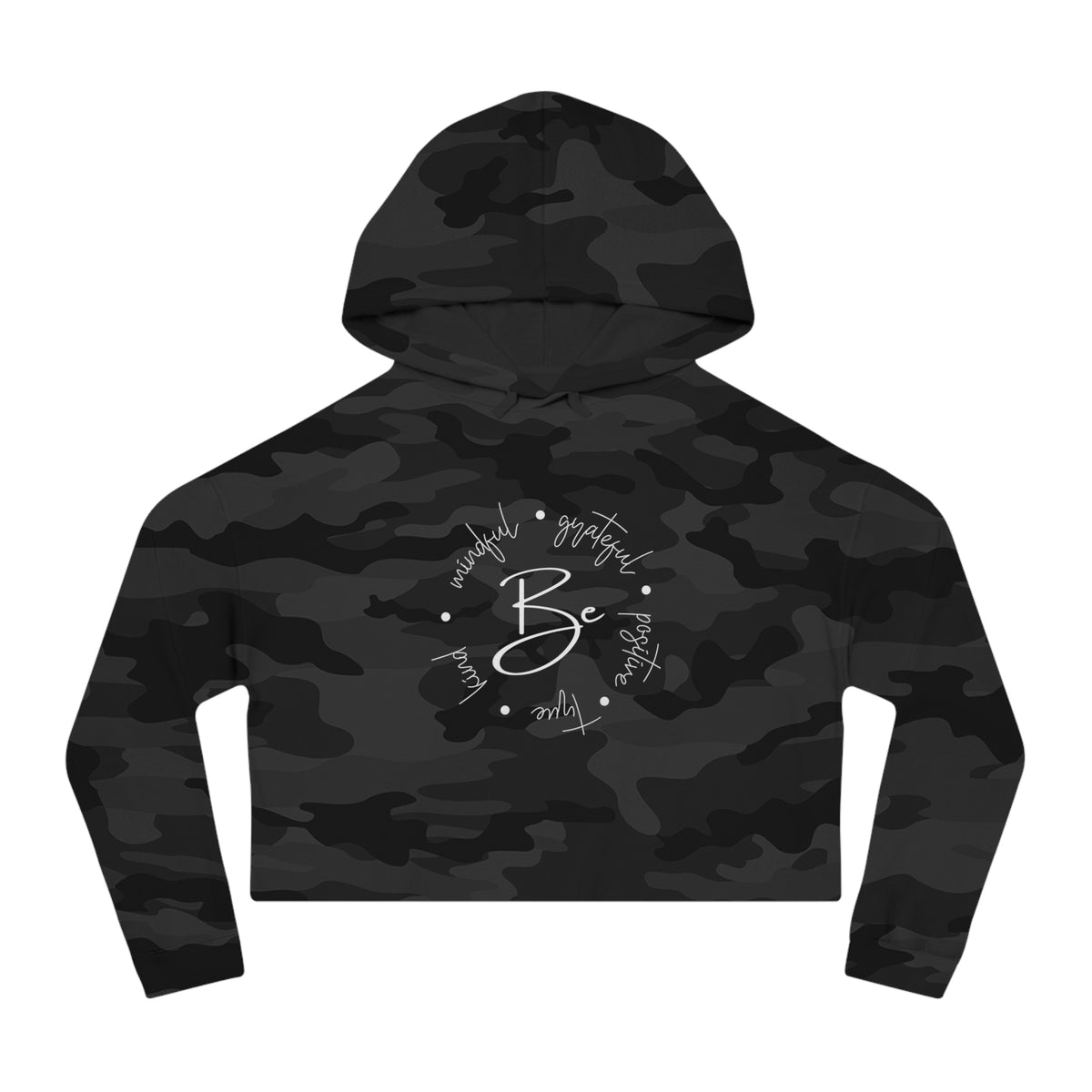 Be Kind, Grateful Crop Hoodie