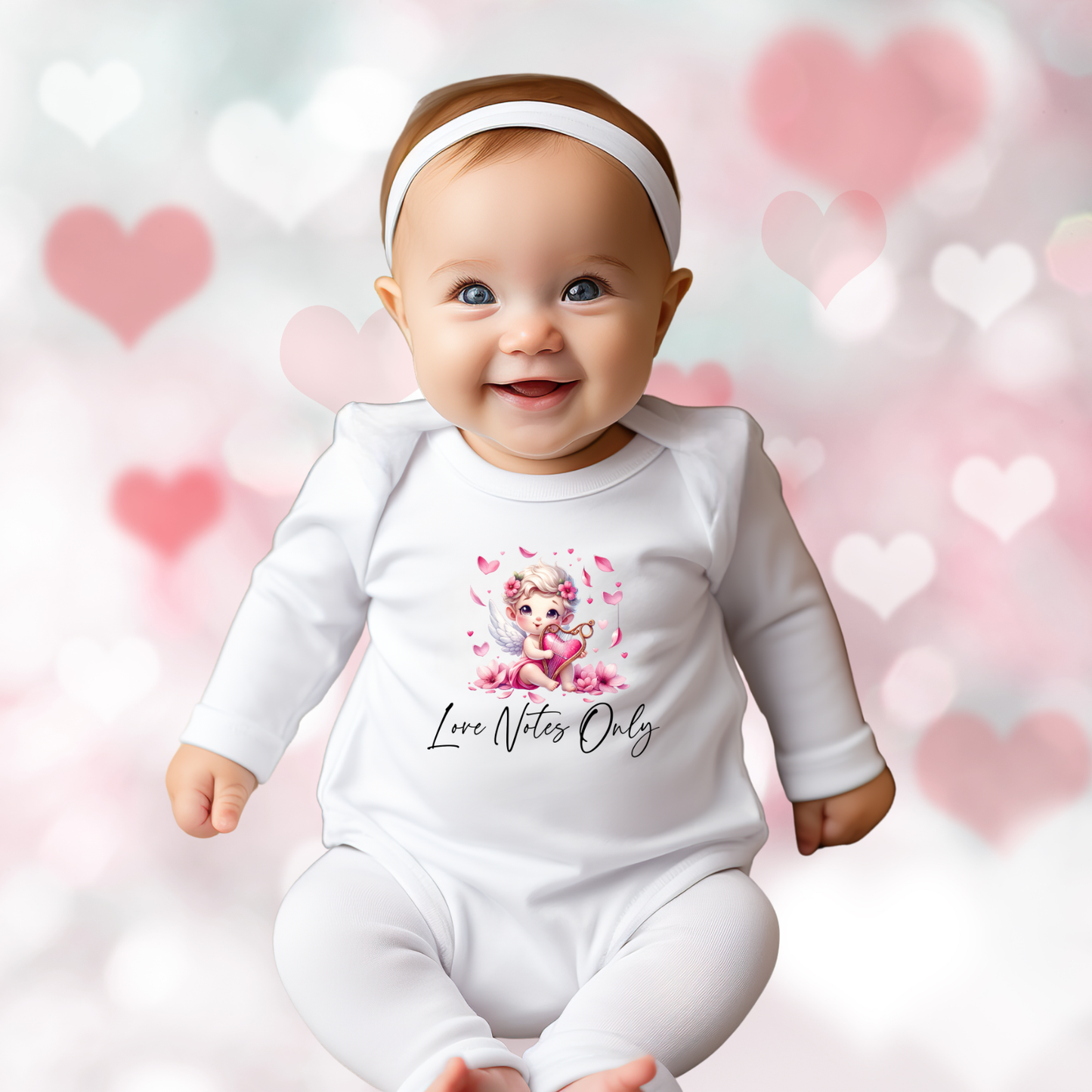 Love Notes Only Infant Long Sleeve Onesie