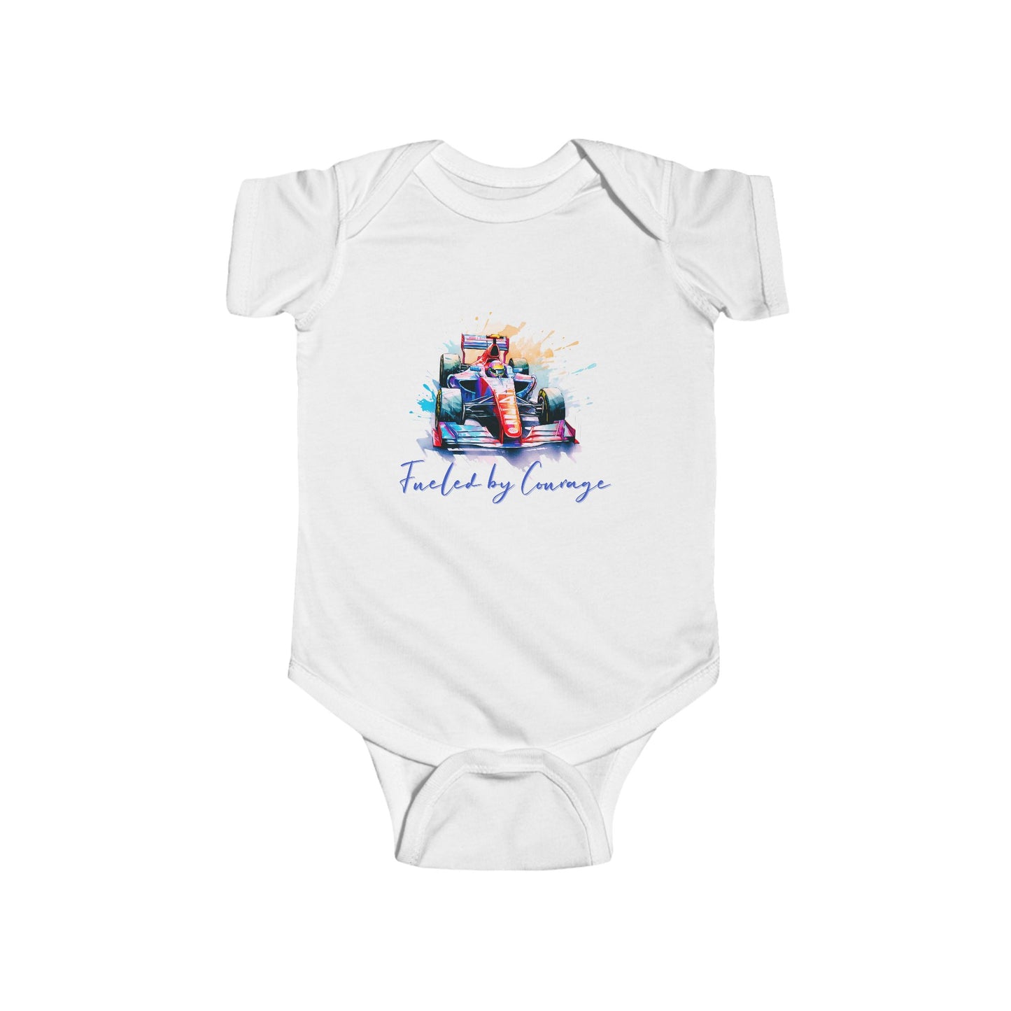 Fueled By Courage Infant Short Sleeve Onesie