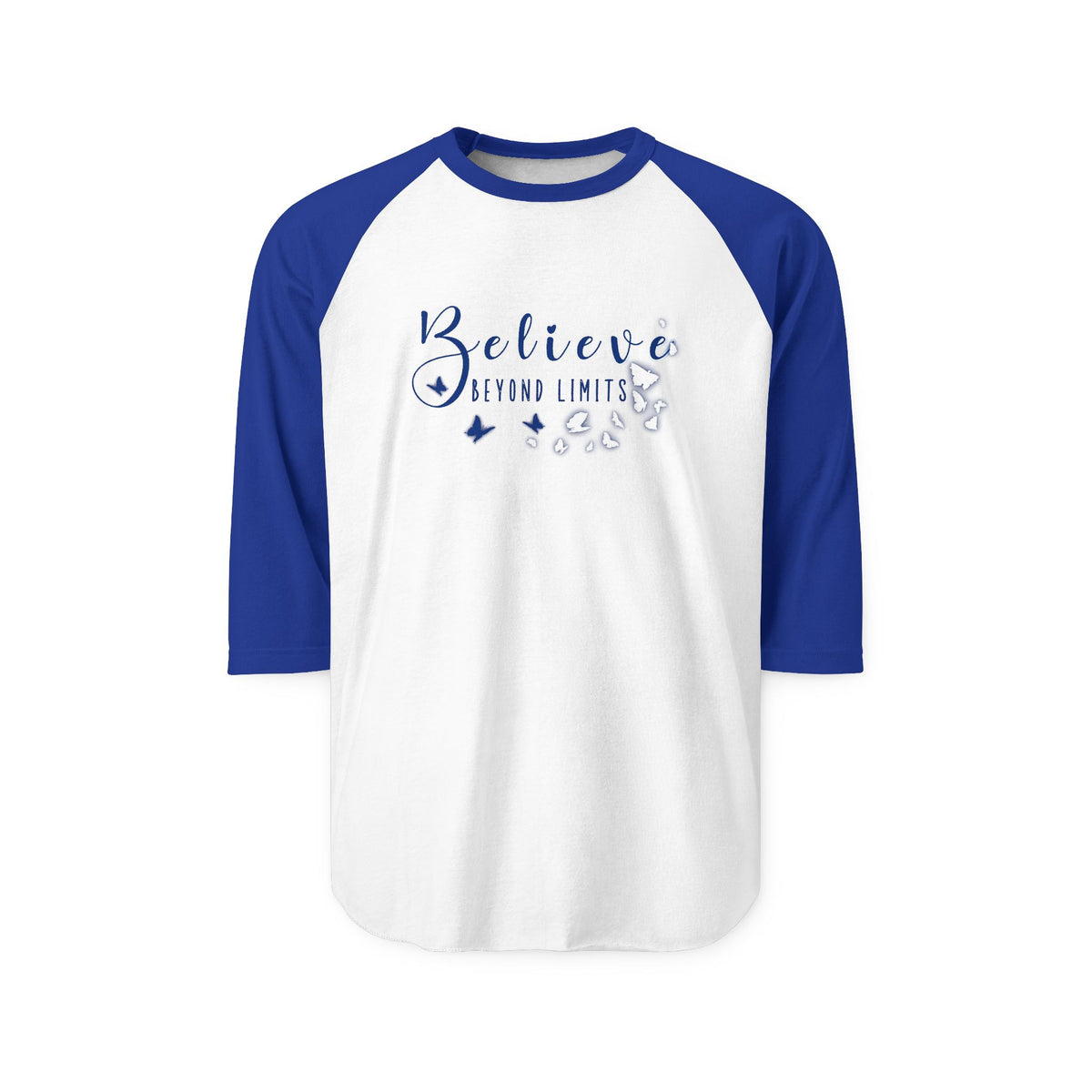 Believe Beyond Limits Baseball Tee