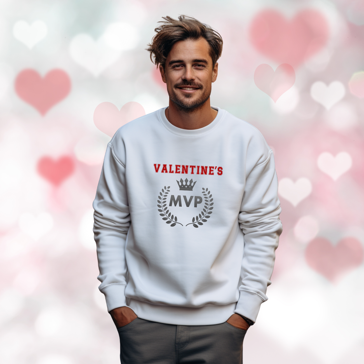 Valentine's MVP Crewneck Sweatshirt