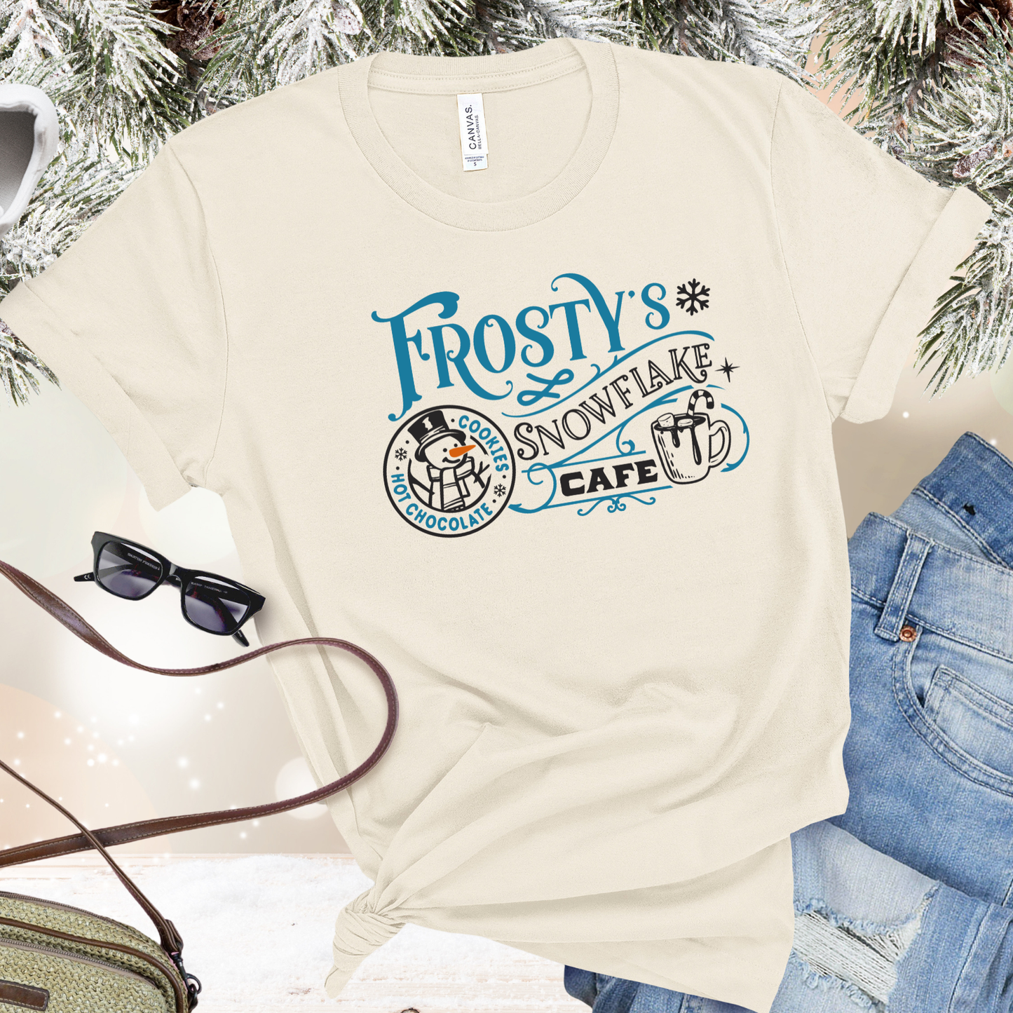 Frosty’s Snowflake Cafe T‑Shirt