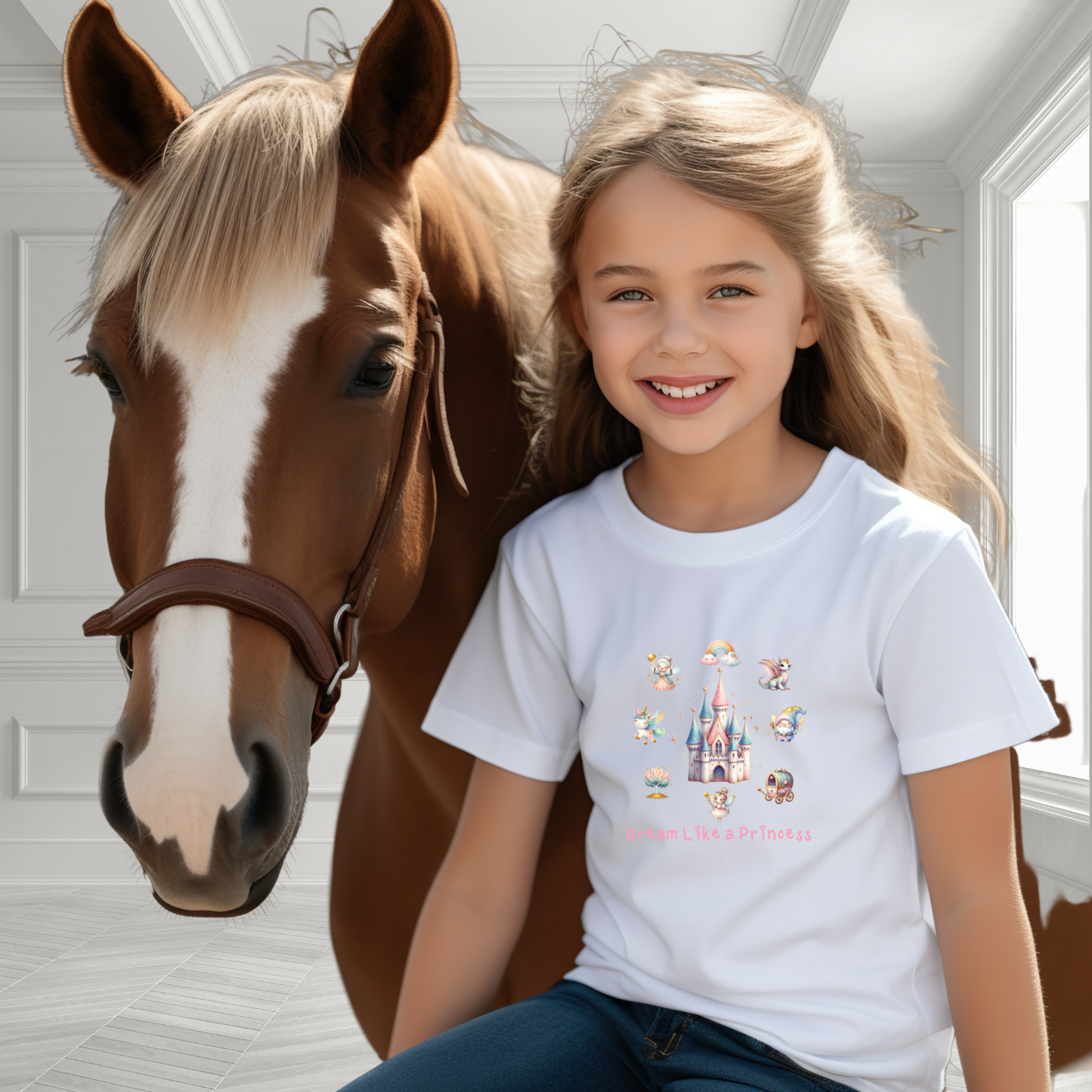 Dream Like A Princess Kid's T-Shirt