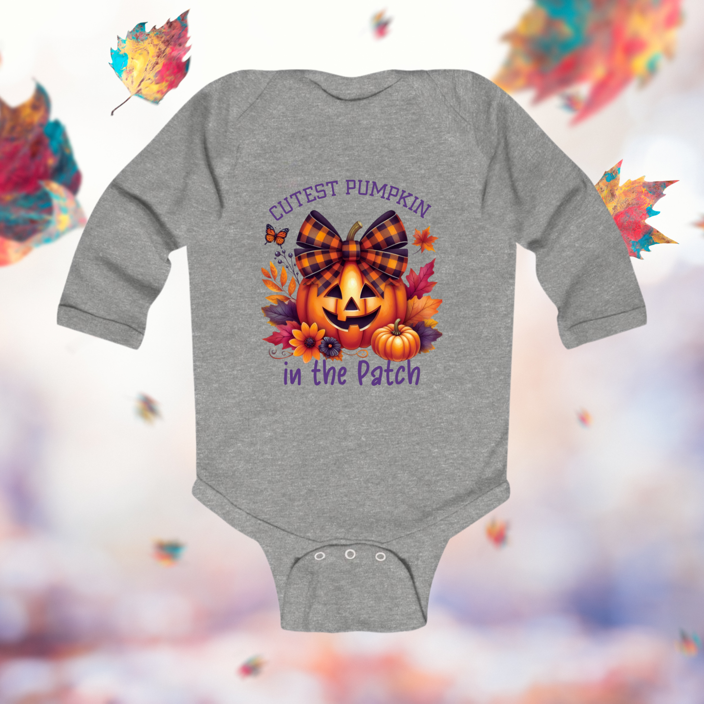 Cutest Pumpkin In The Patch Infant Long Sleeve Onesie