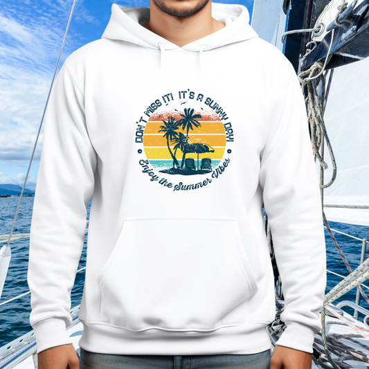 Enjoy The Summer Vibes Pullover Hoodie