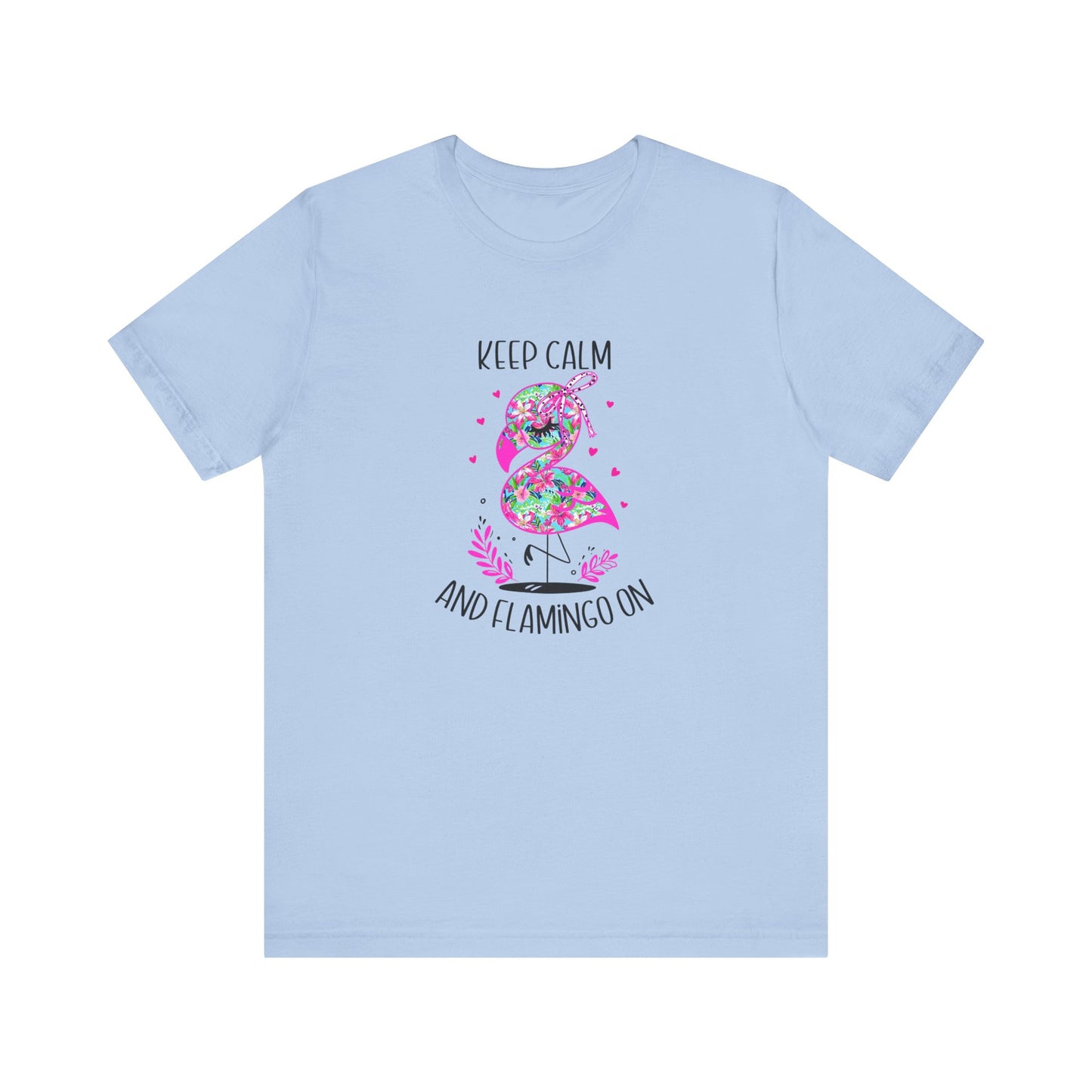 Keep Calm And Flamingo On T-Shirt