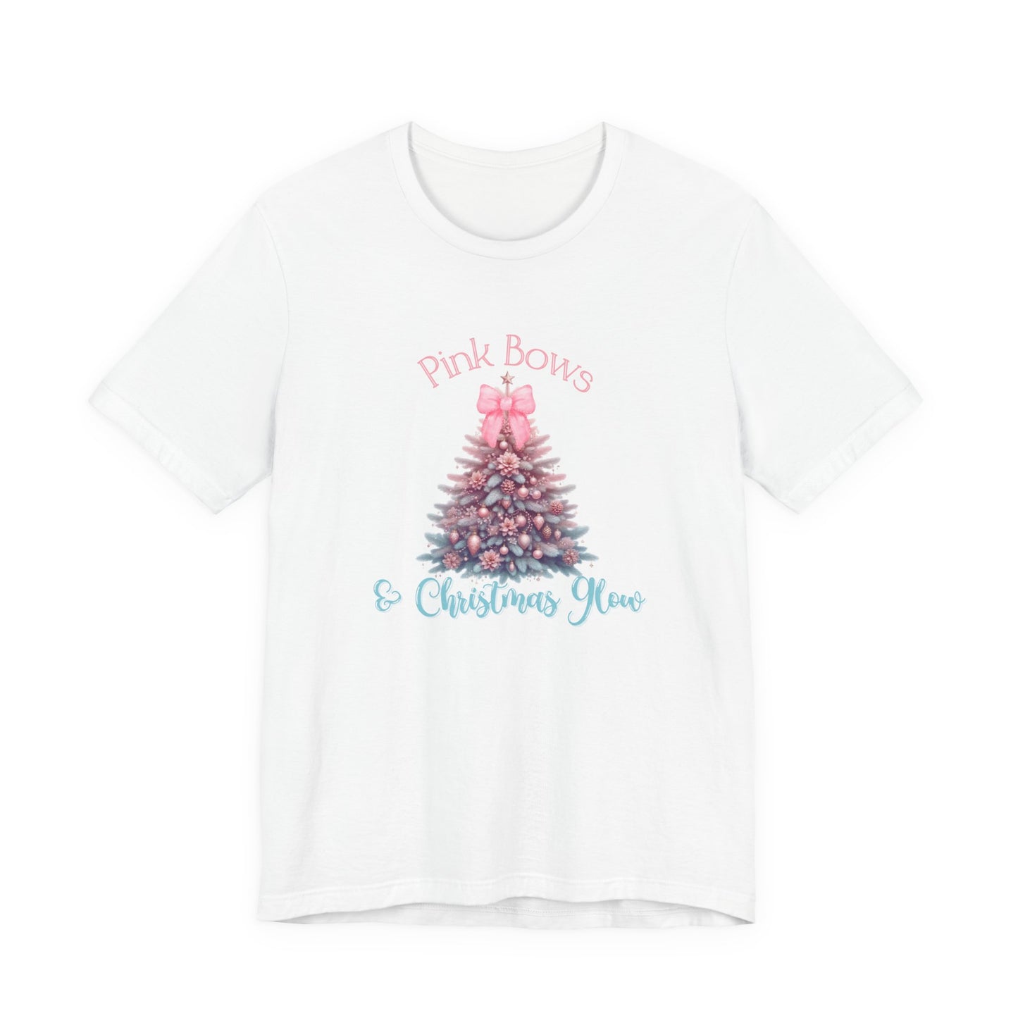 Pink Bows & Christmas Glow T-Shirt