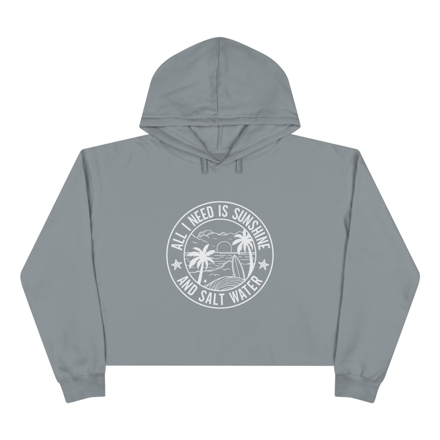 Sunshine and Saltwater Crop Hoodie