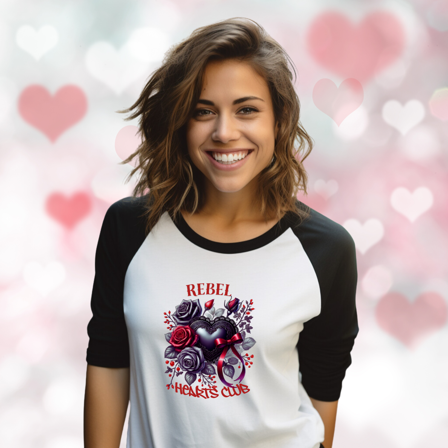 Rebel Hearts Club Baseball Tee