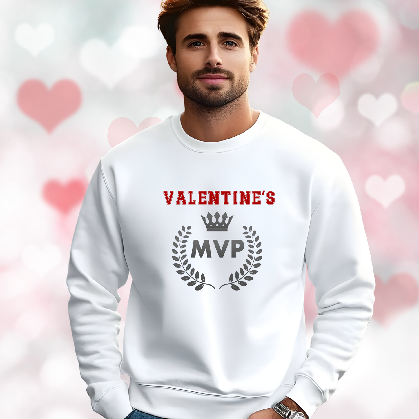 Valentine's MVP Crewneck Sweatshirt