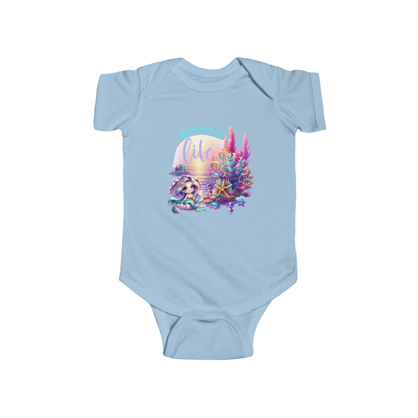 Mermaid Life Infant Short Sleeve Onesie