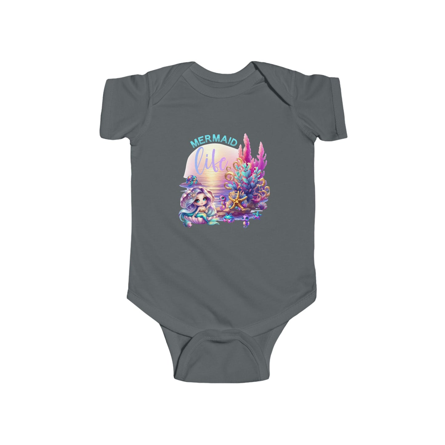 Mermaid Life Infant Short Sleeve Onesie