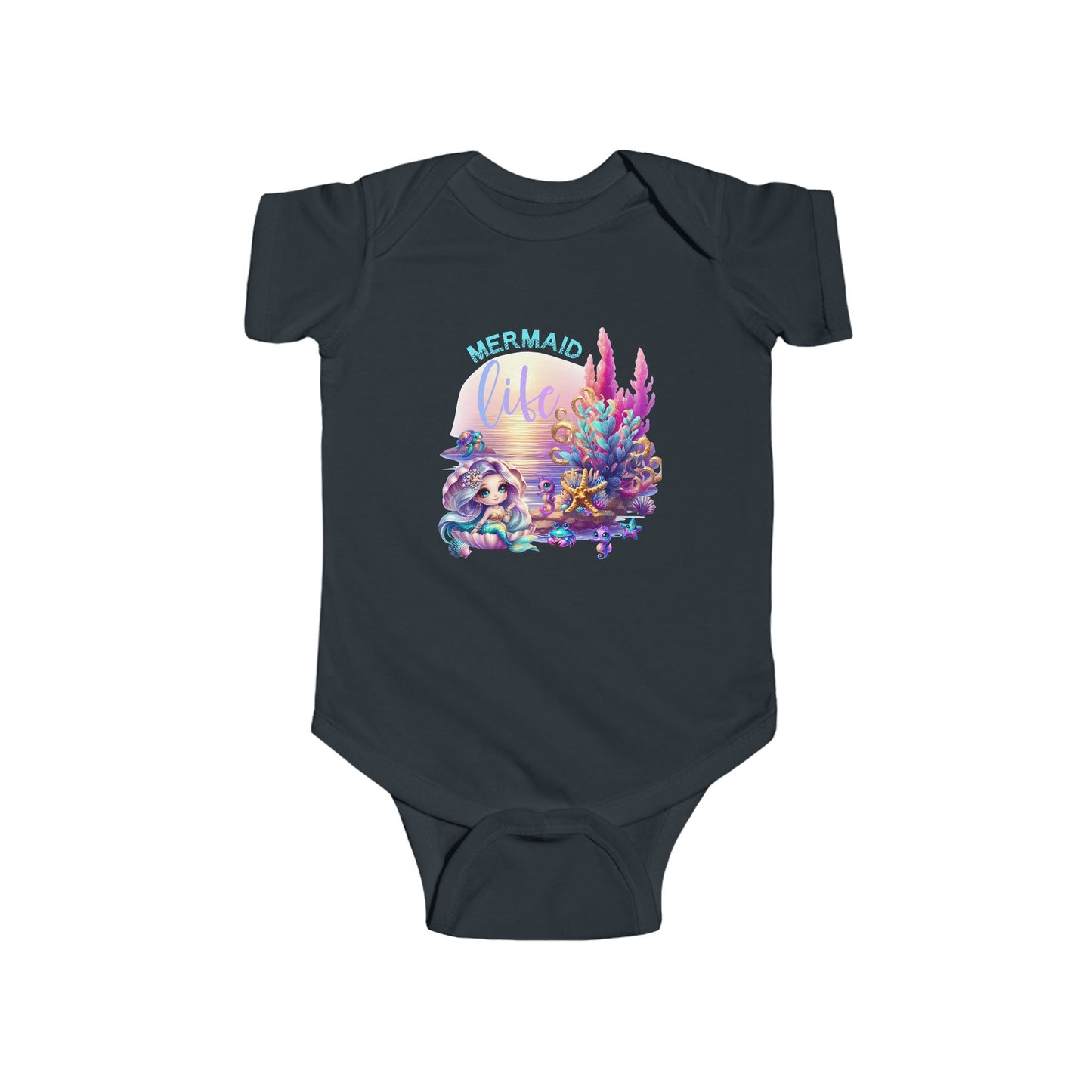 Mermaid Life Infant Short Sleeve Onesie