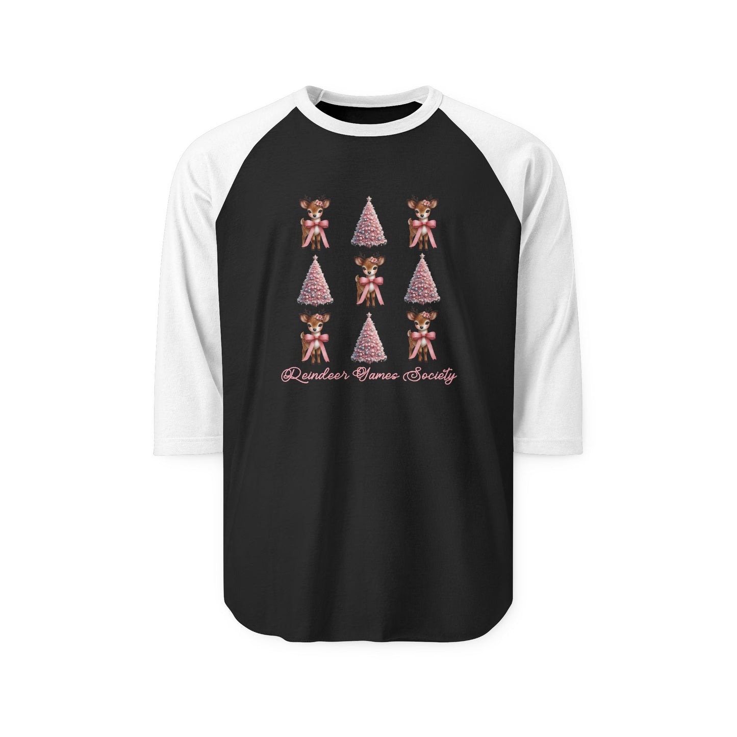 Reindeer Games Society Baseball Tee