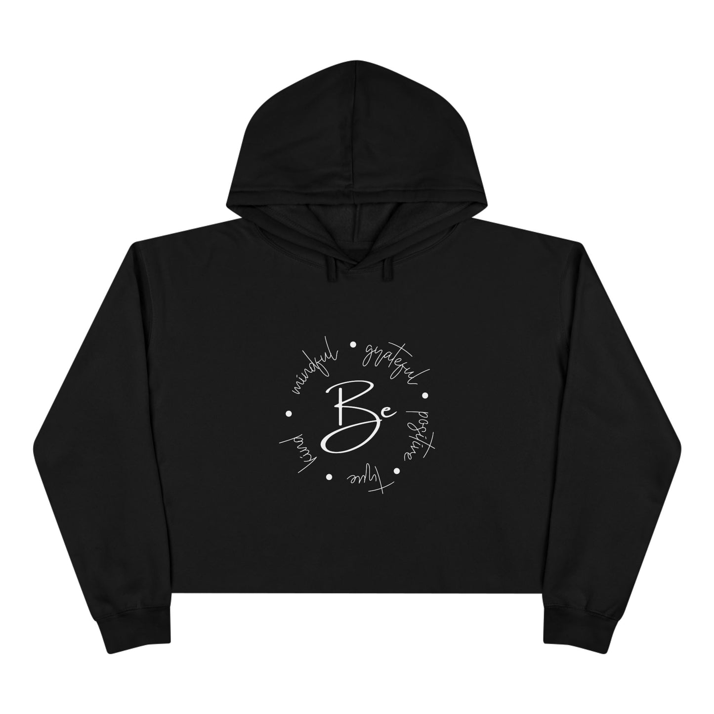 Be Kind, Grateful Crop Hoodie