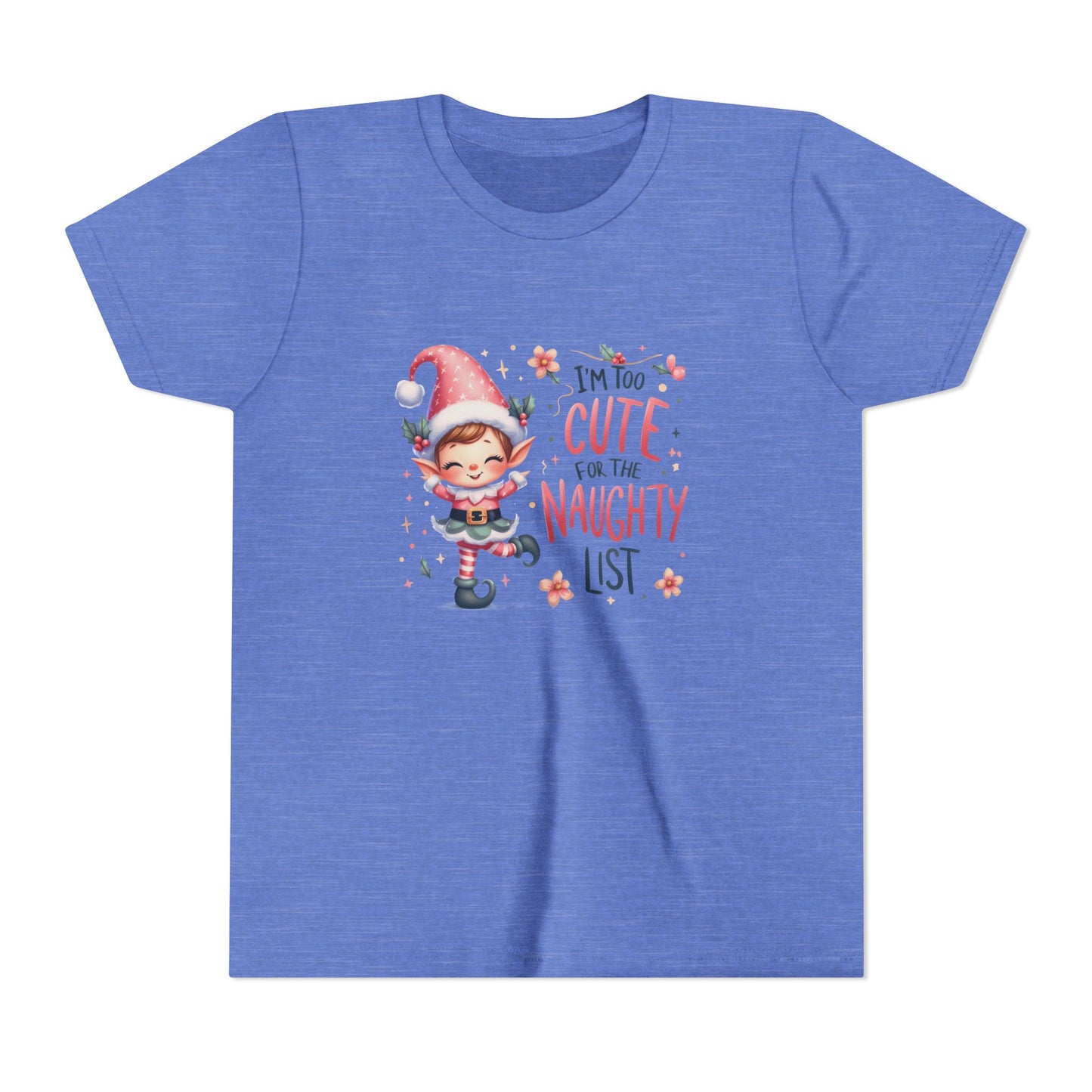 Too Cute For The Naughty List Kid’s T-Shirt