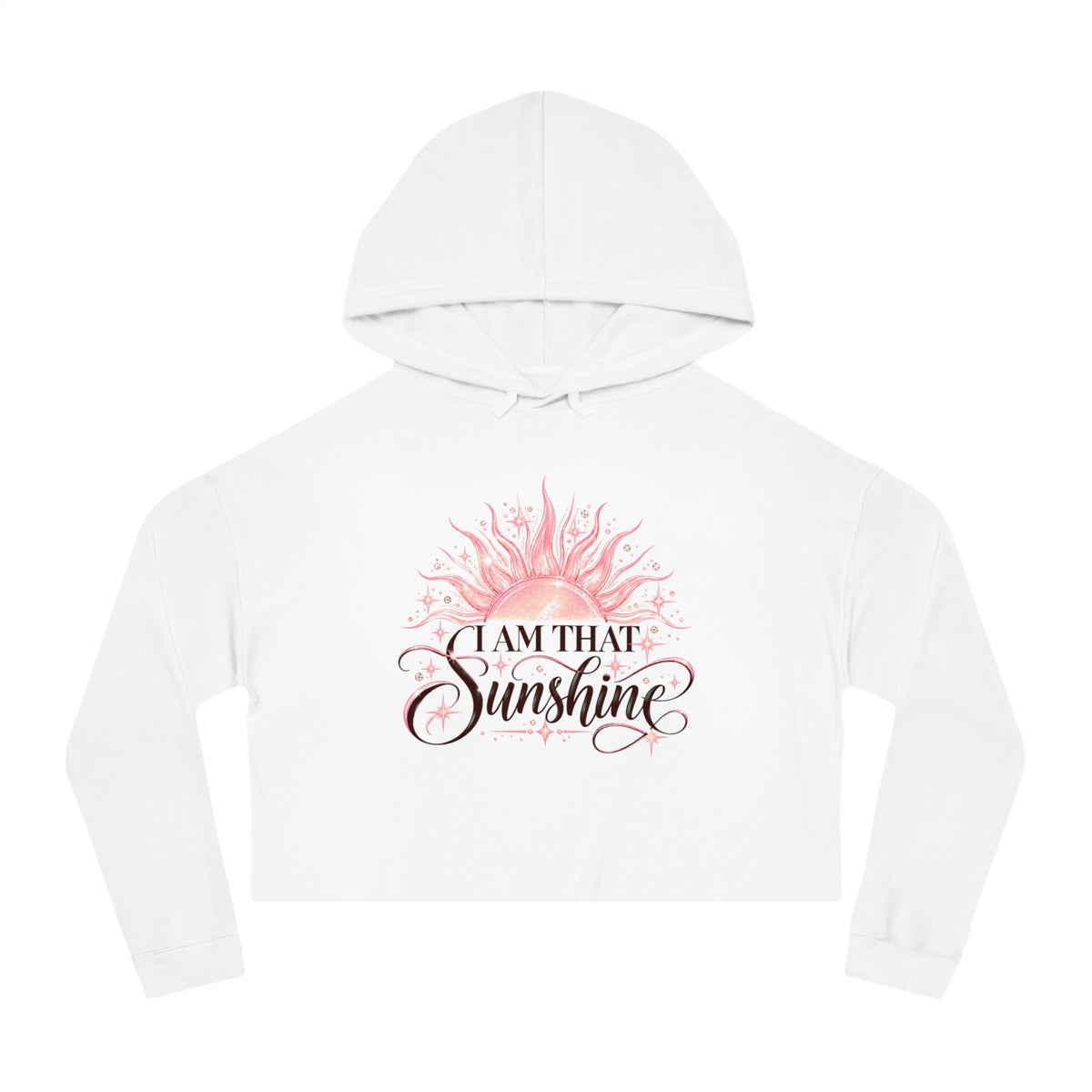 I Am That Sunshine Crop Hoodie