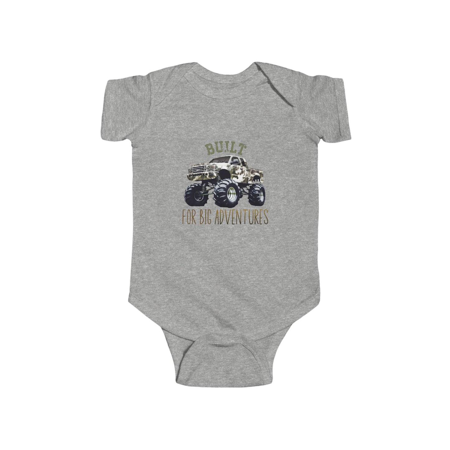 Built For Big Adventures Infant Short Sleeve Onesie