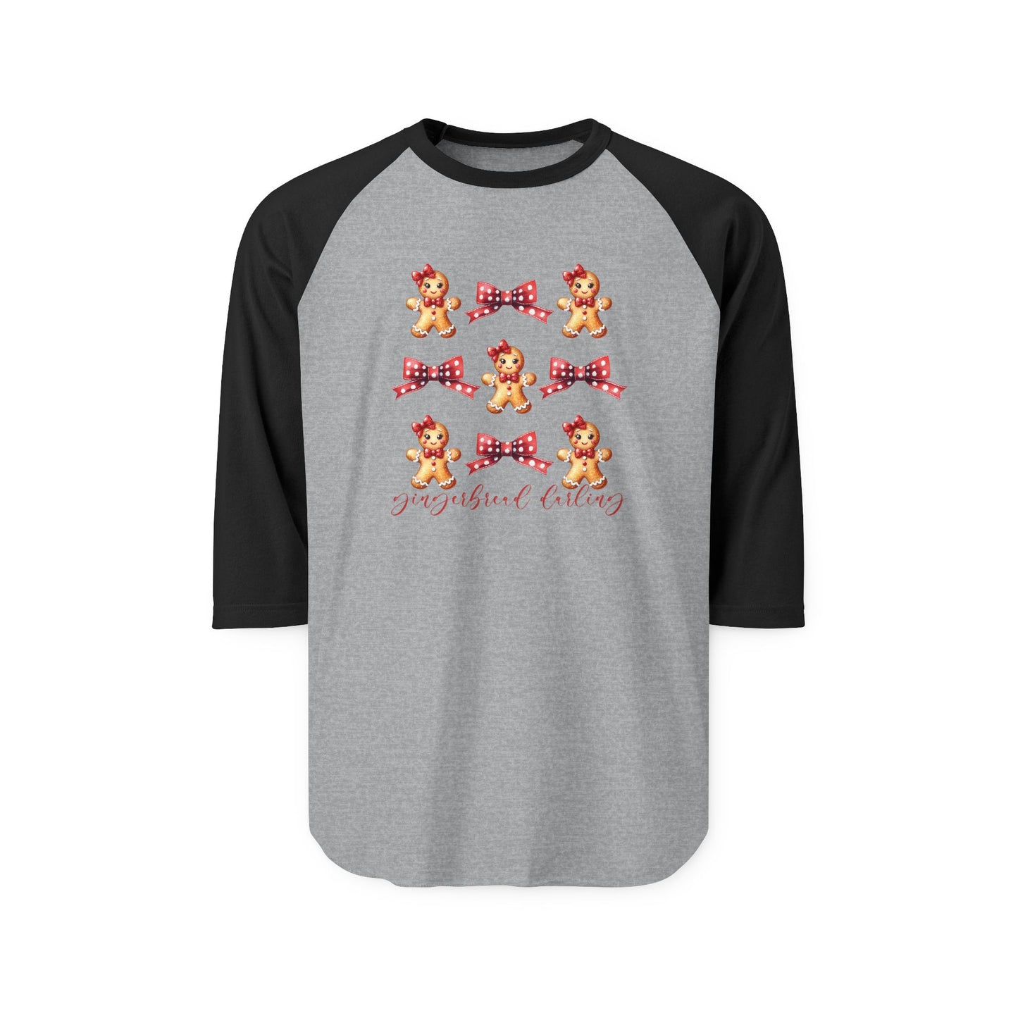 Gingerbread Darling Baseball Tee