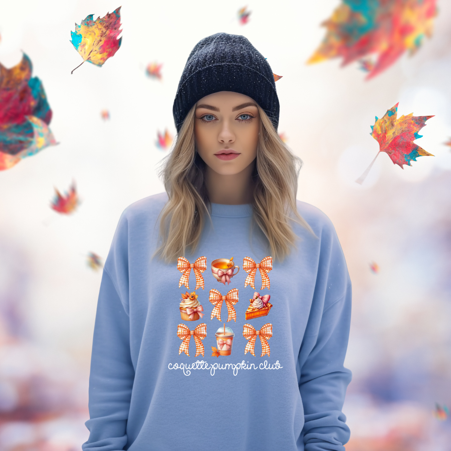 Coquette Pumpkin Club Crewneck Sweatshirt