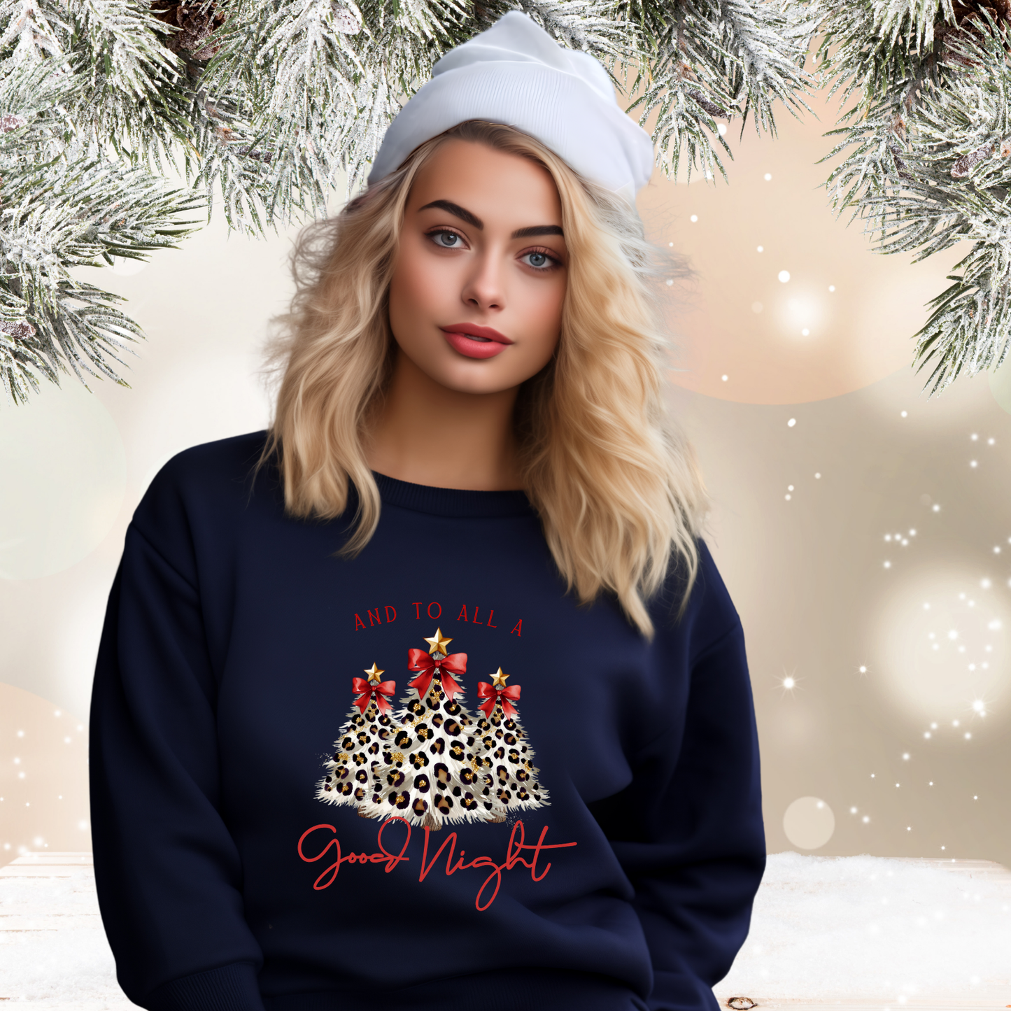 And To All A Good Night Crewneck Sweatshirt