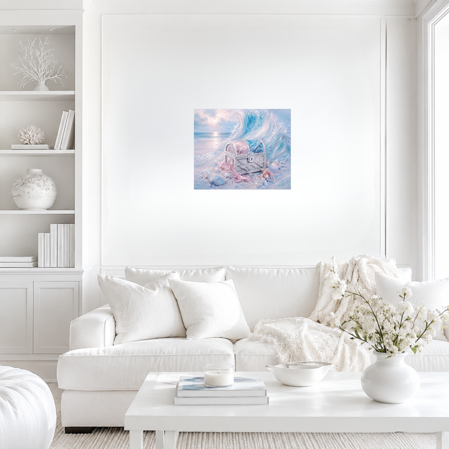 Pearlescent Treasure Canvas Wall Art