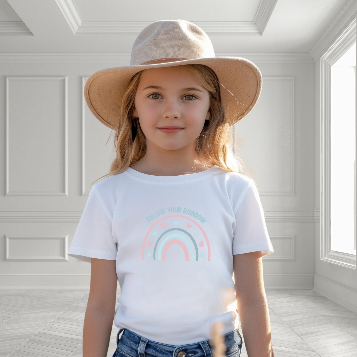 Follow Your Rainbow Kid's T-Shirt
