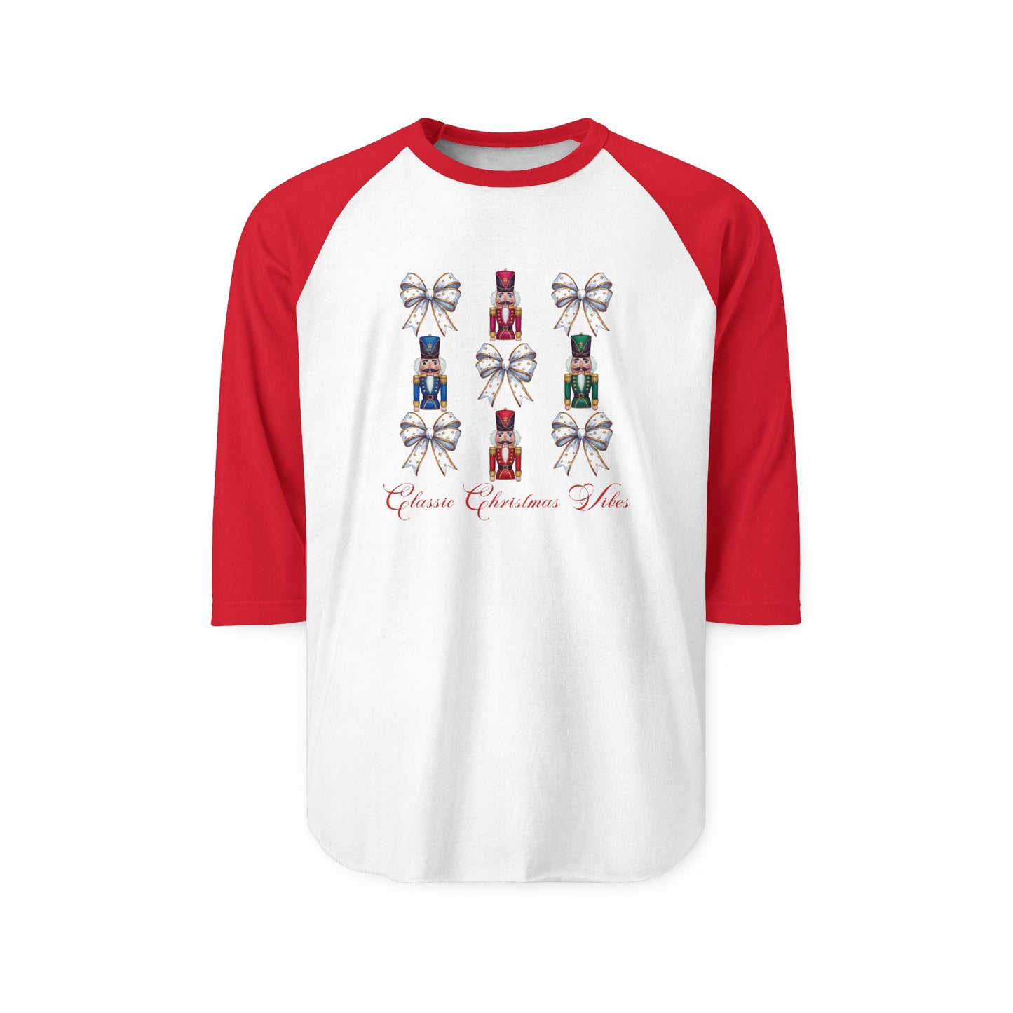 Classic Christmas Vibes Baseball Tee