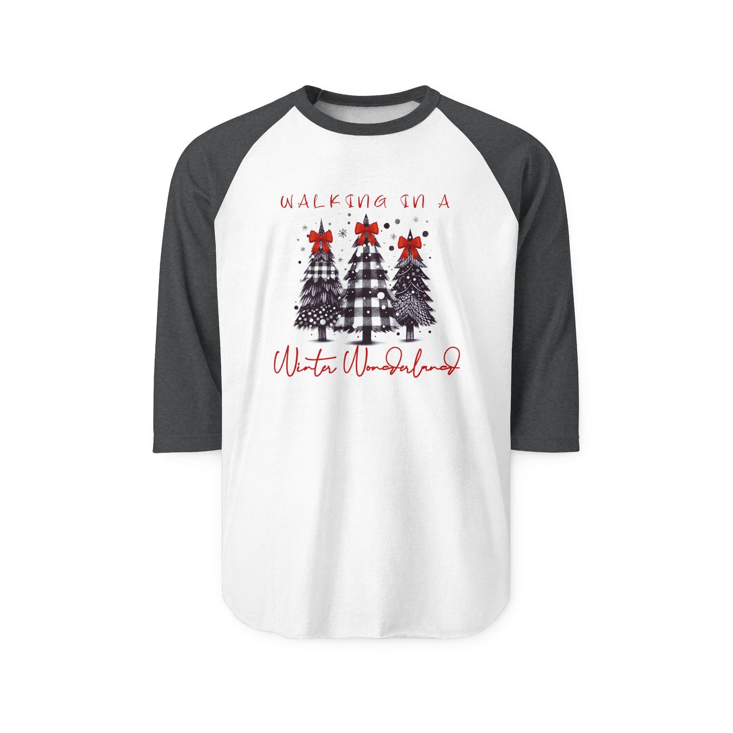 Walking In A Winter Wonderland Baseball Tee