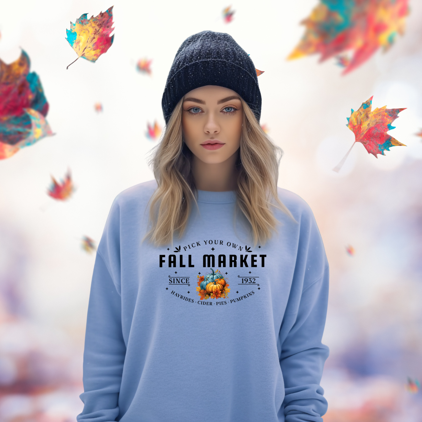 Fall Market Crewneck Sweatshirt