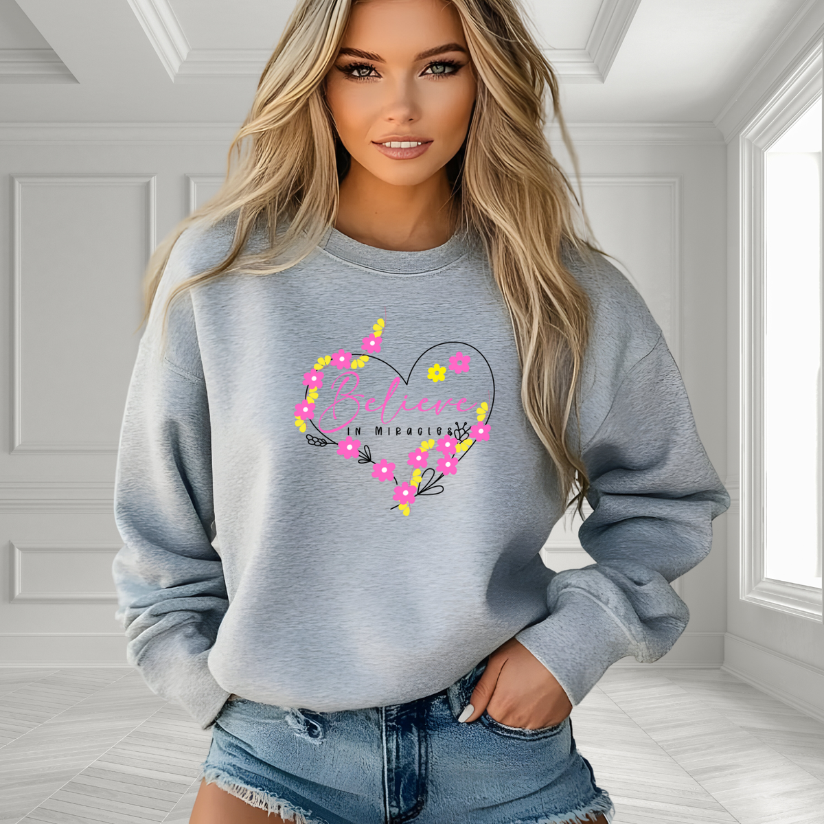 Believe In Miracles Crewneck Sweatshirt