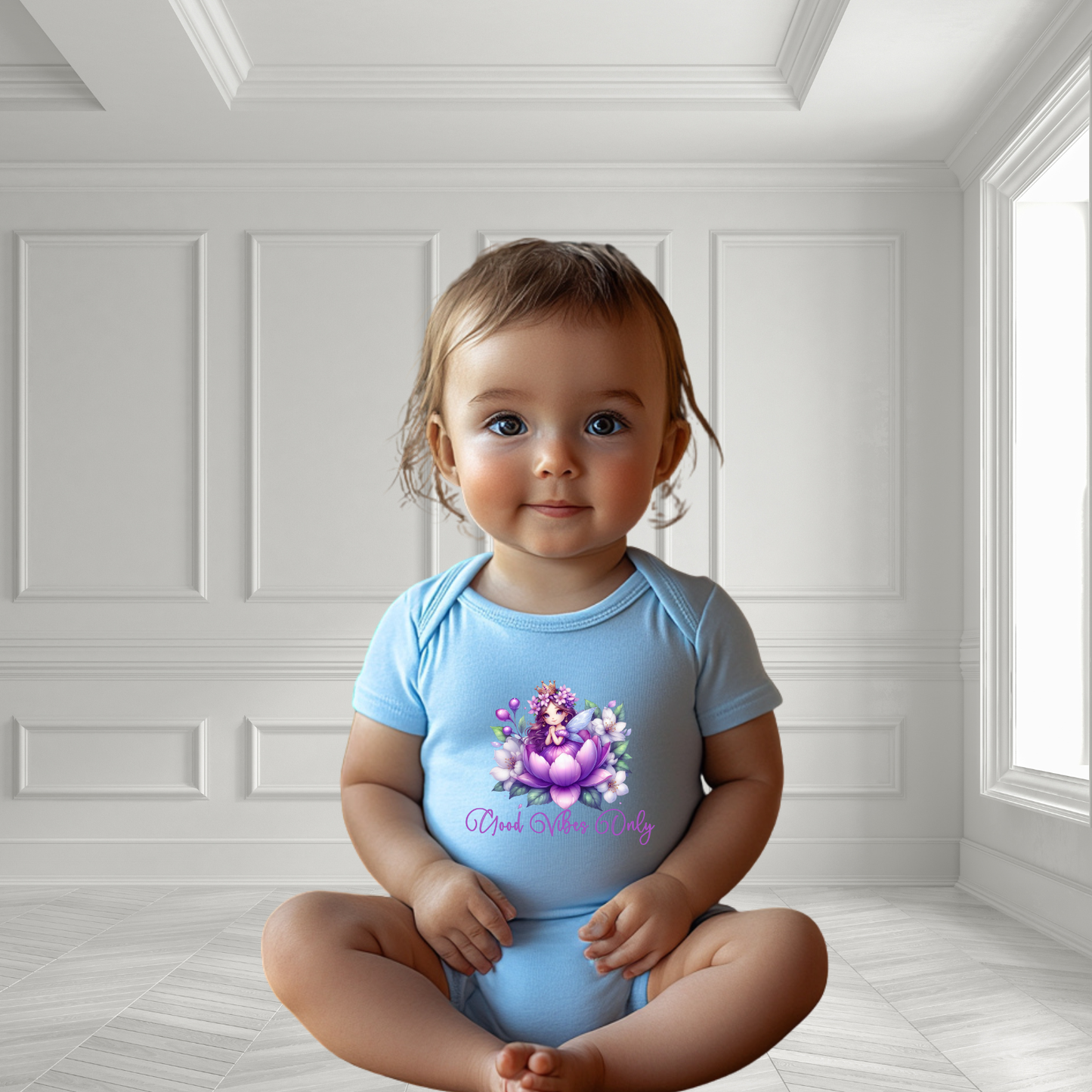 Good Vibes Only Infant Short Sleeve Onesie