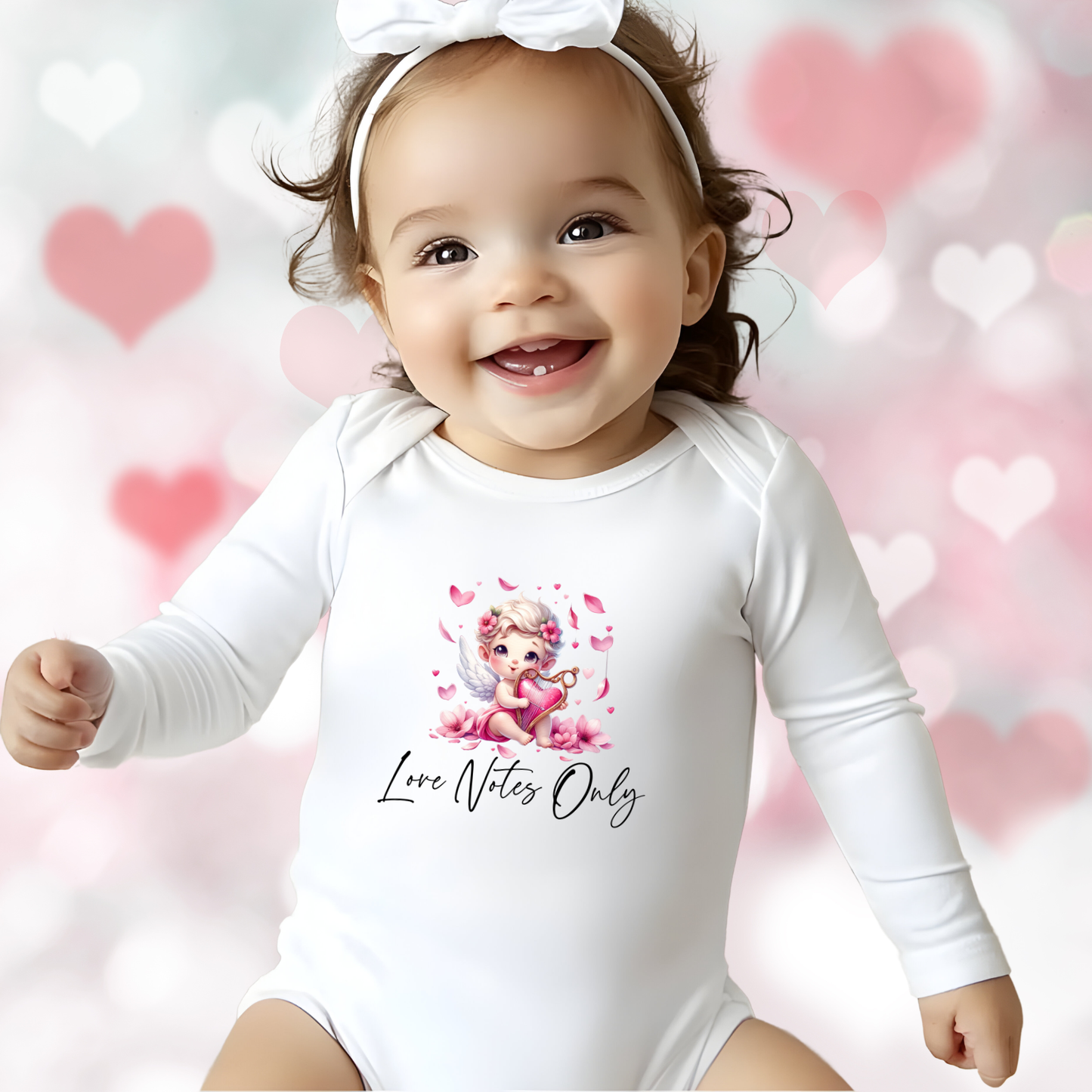 Love Notes Only Infant Long Sleeve Onesie