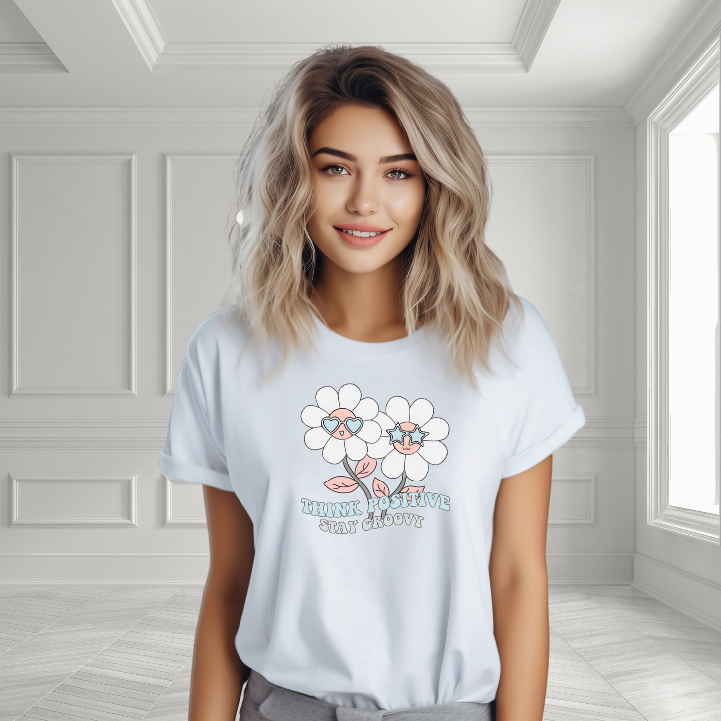 Think Positive, Stay Groovy T-Shirt