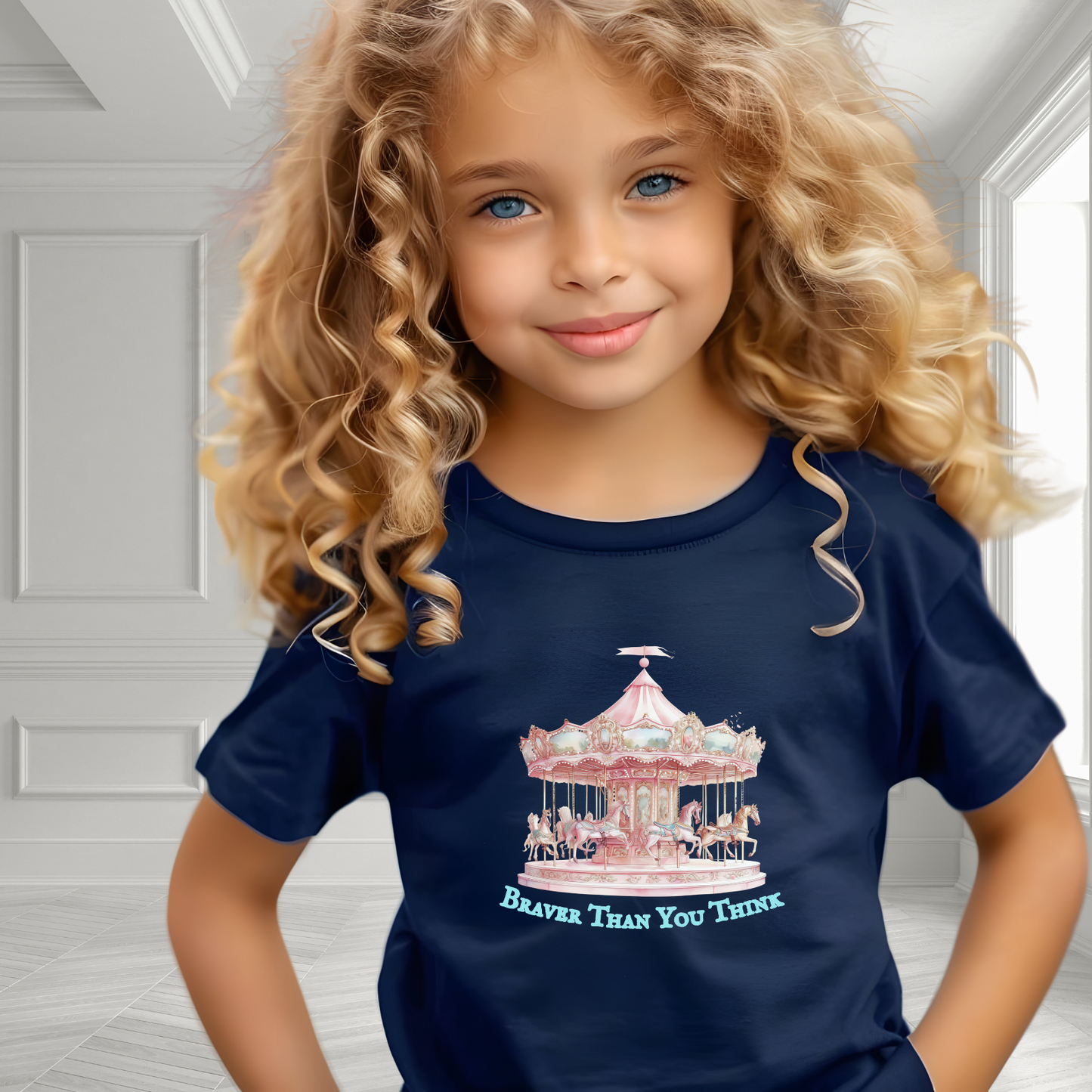 Braver Than You Think Kid's T-Shirt