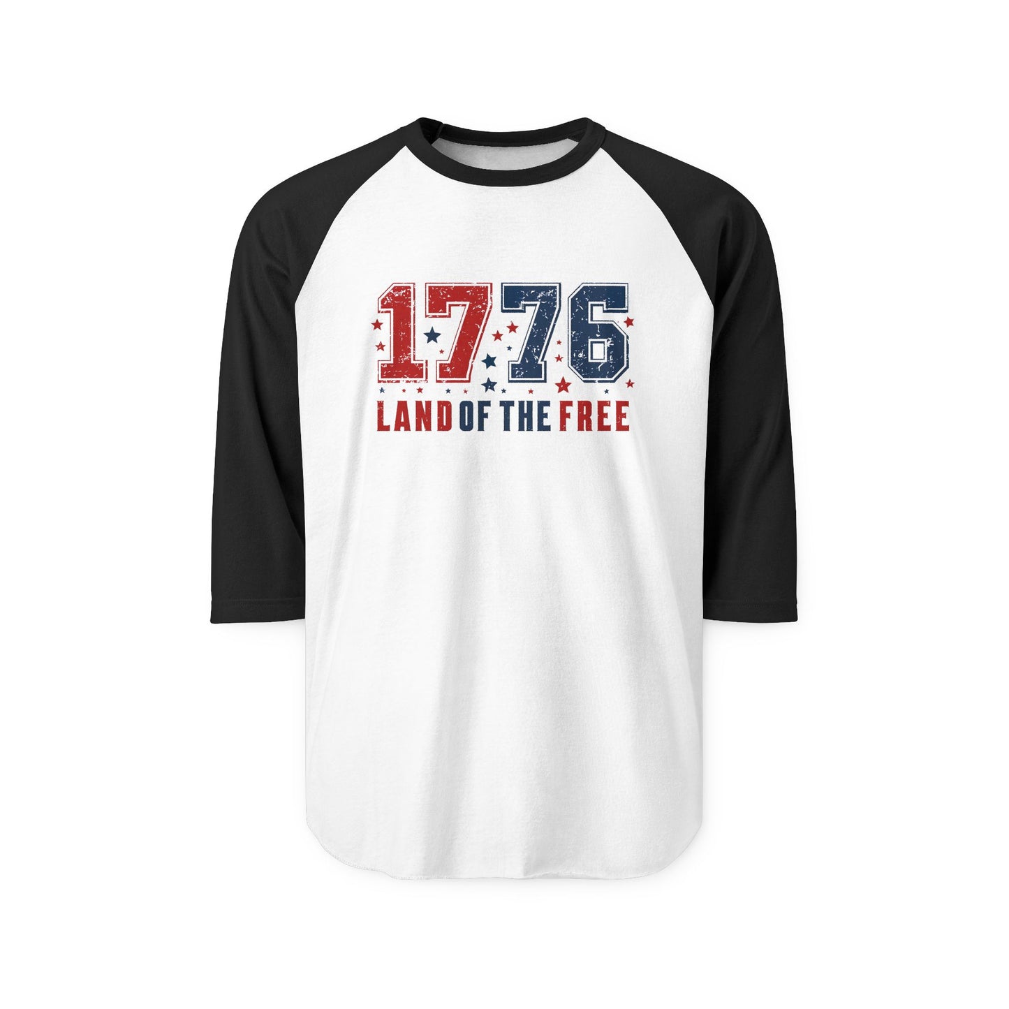 Land of The Free Baseball Tee