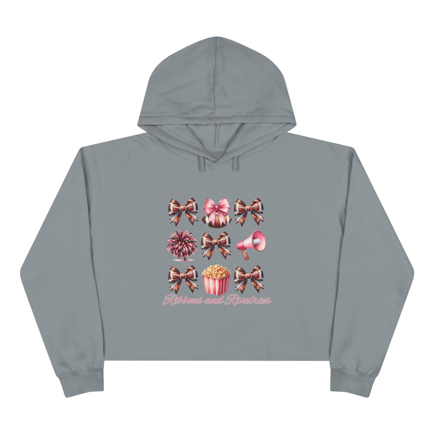 Ribbons & Rivalries Crop Hoodie