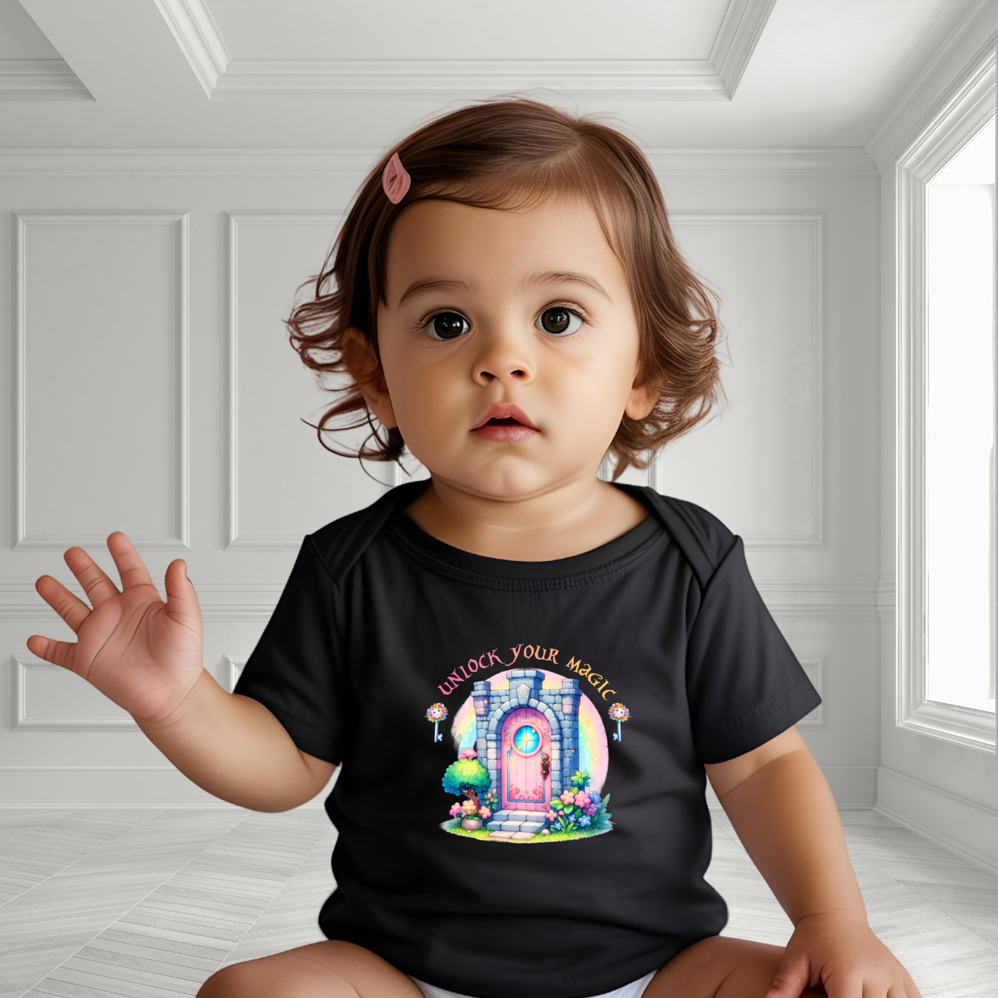 Unlock Your Magic Infant Short Sleeve Onesie