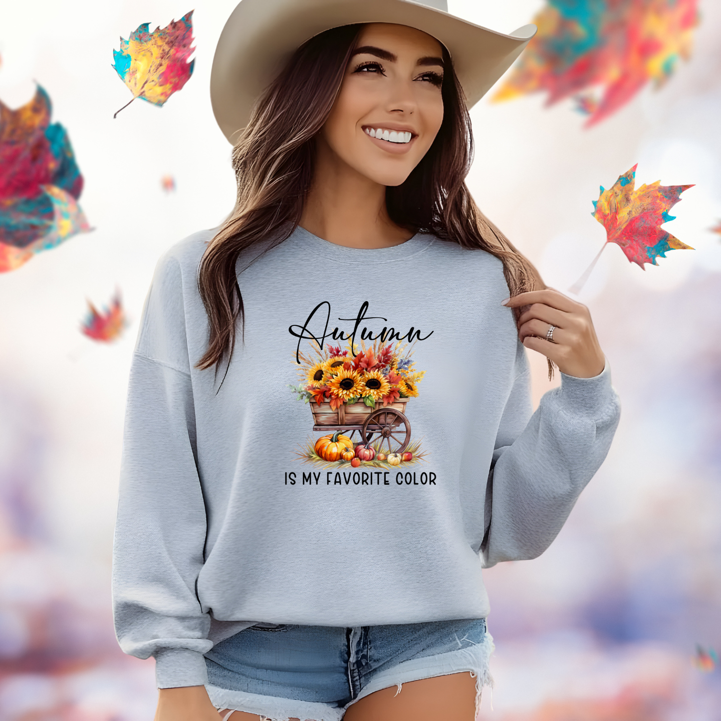 Autumn Is My Favorite Color Crewneck Sweatshirt