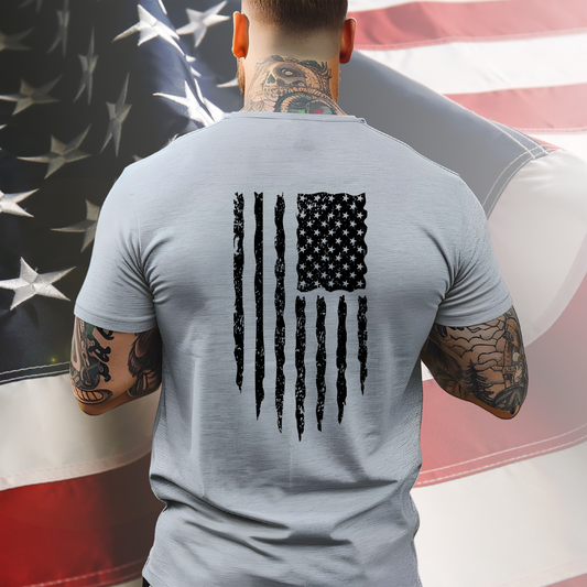 Distressed American Flag T-Shirt