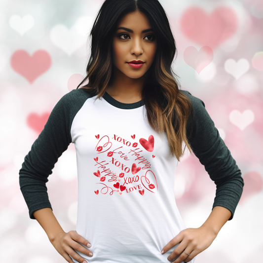 Valentine Graphic Baseball Tee