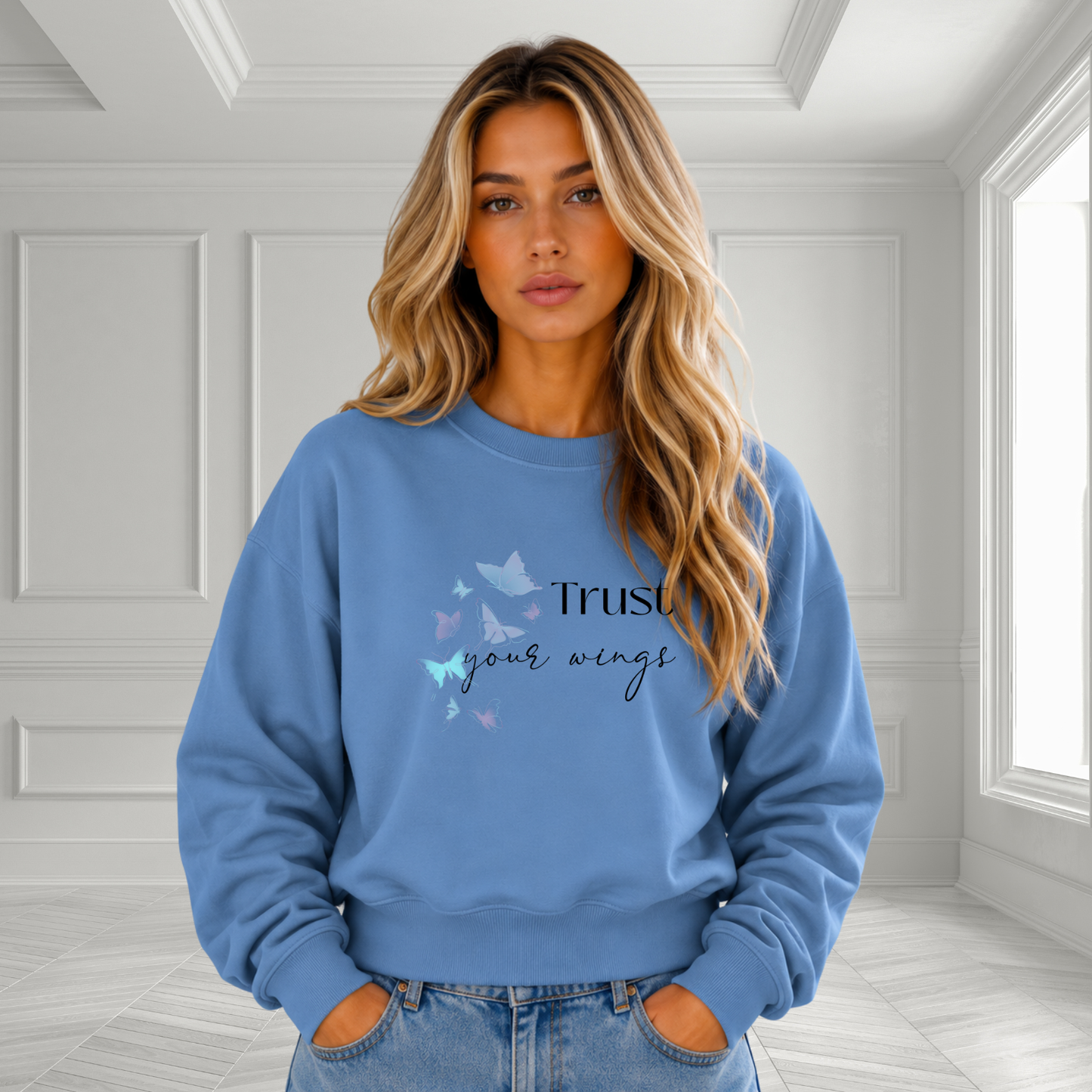 Trust Your Wings Crewneck Sweatshirt