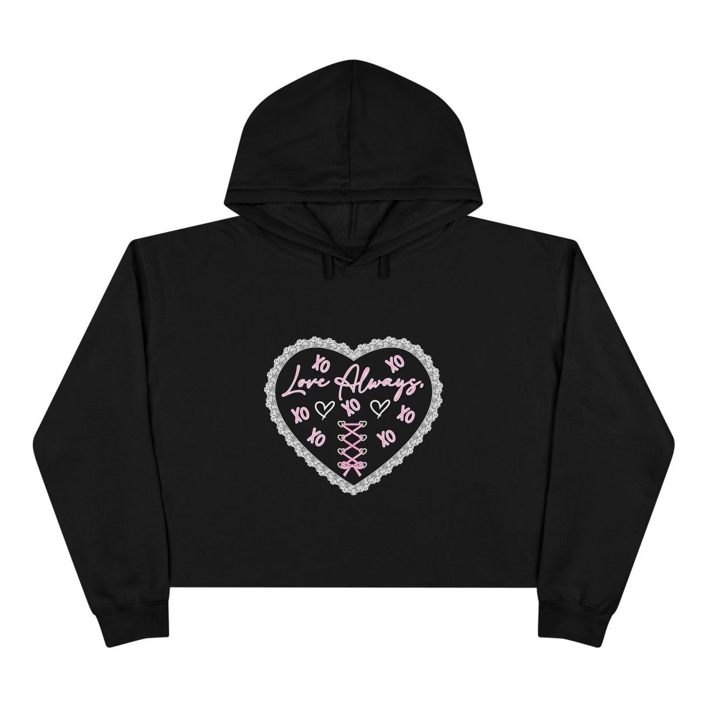 Love Always Crop Hoodie